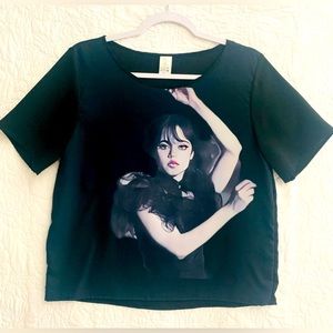 🖤🖤Wednesday Adams Black Shell Blouse🖤🖤